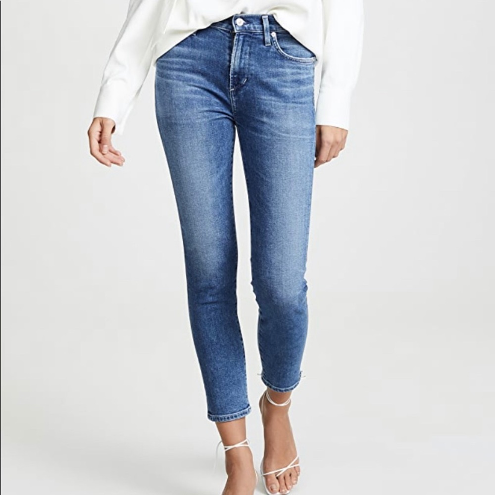 Citizens of Humanity Rocket Crop Jeans (Rio Blue)